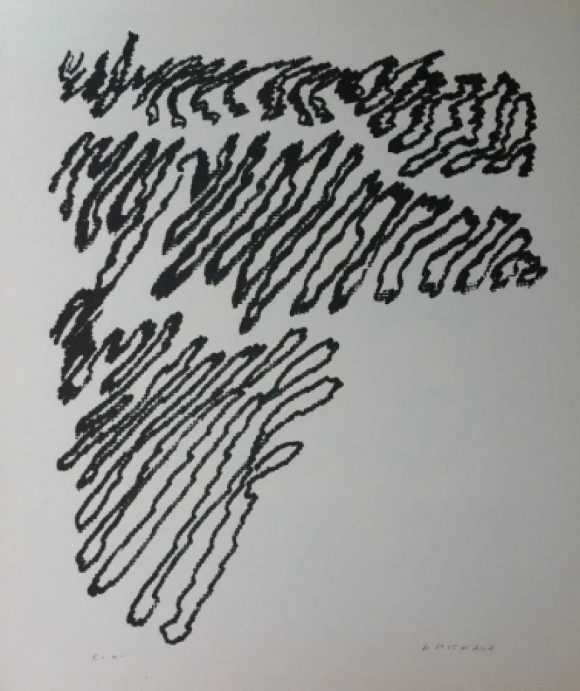 Litografia Michaux - Par la voie des rythmes 163