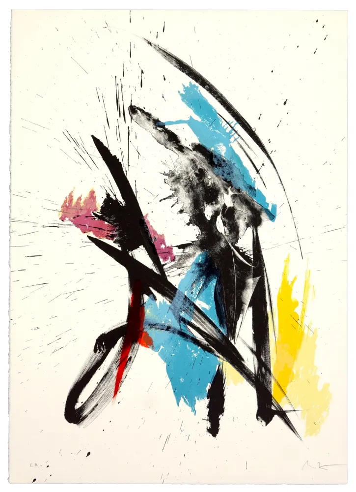 Litografia Miotte - Sans titre 