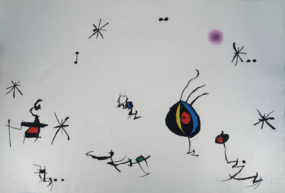 Gravura Miró - Barcelona Suite n°10