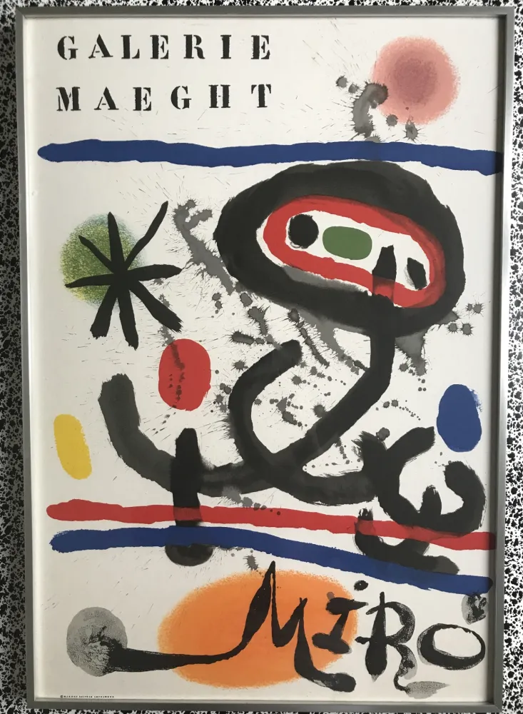 Cartaz Miró - Céramique murale pour Harvard / Galerie Maeght