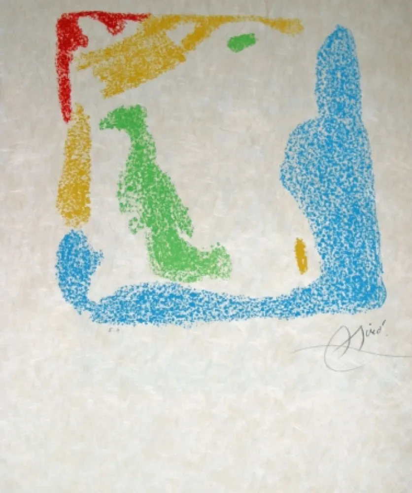 Litografia Miró - Essences de la terra