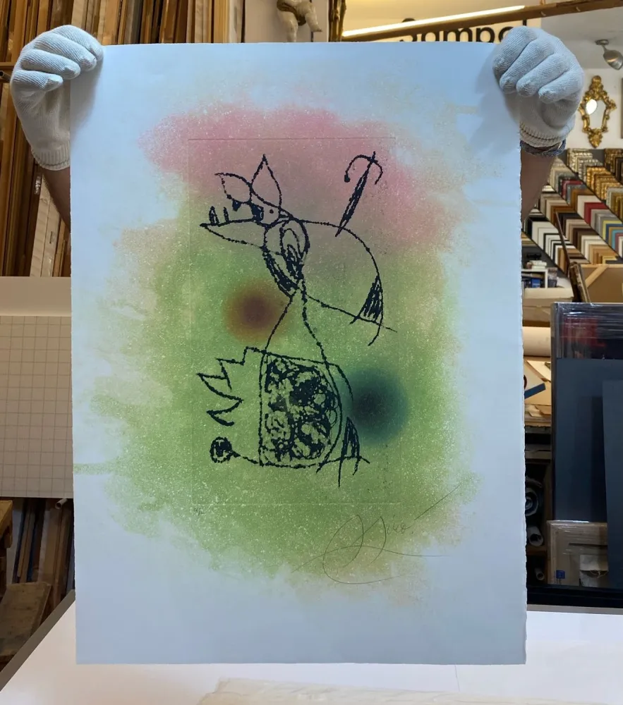 Água-Forte E Água-Tinta Miró - Le criquet