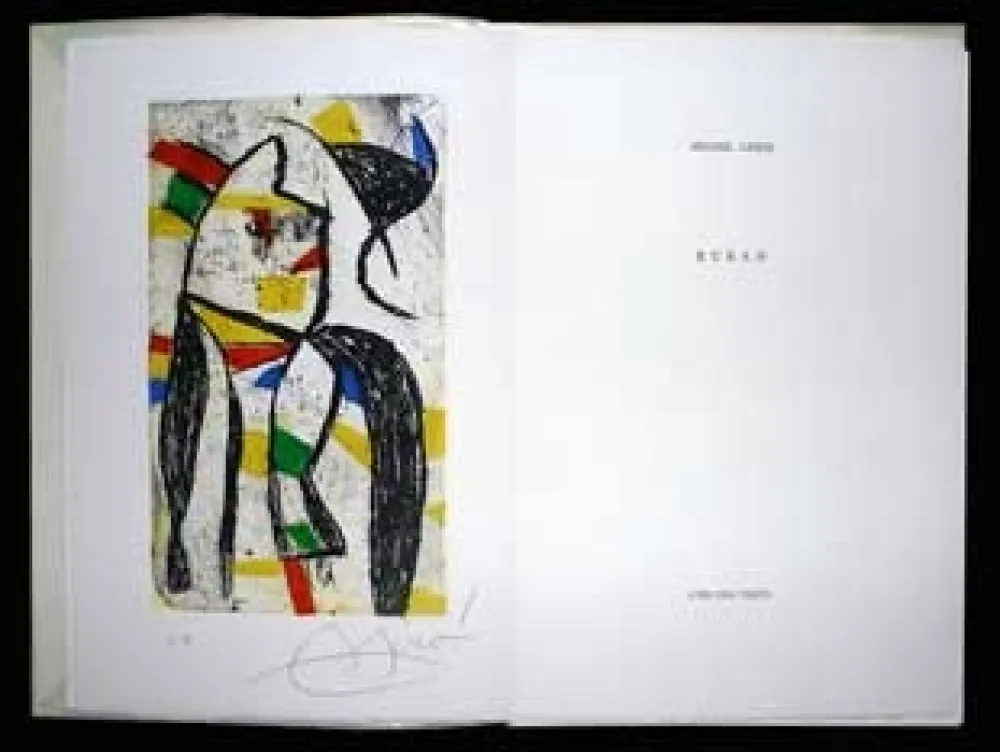 Livro Ilustrado Miró - Le ruban