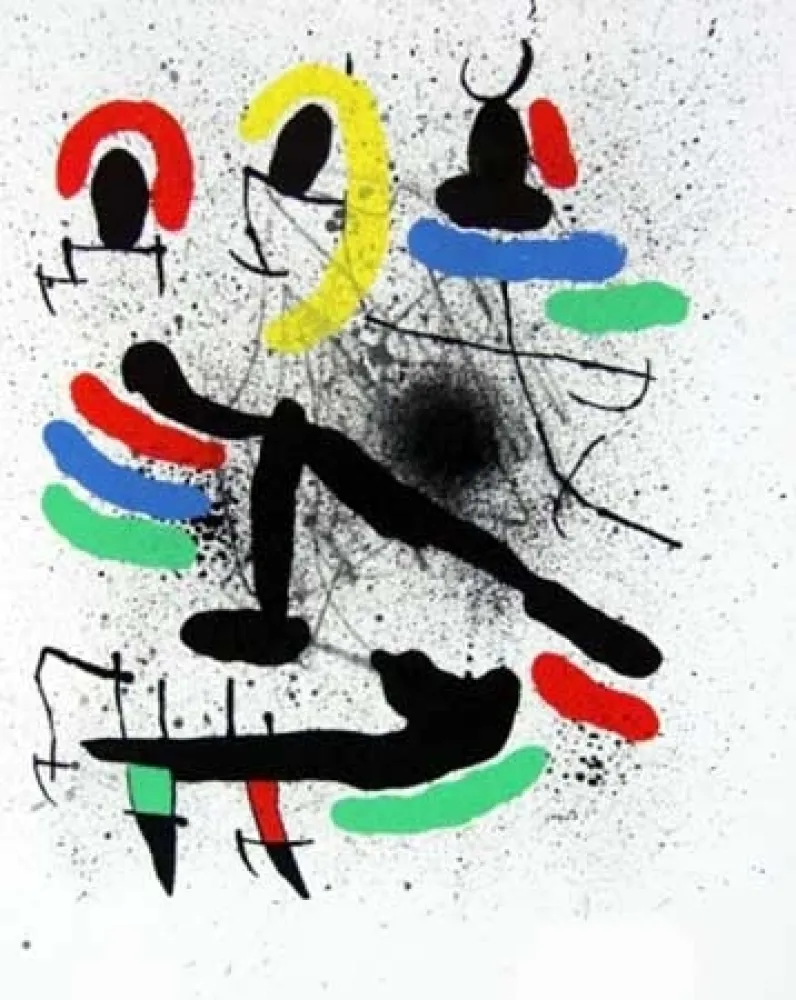 Litografia Miró - Liberté des libertés I