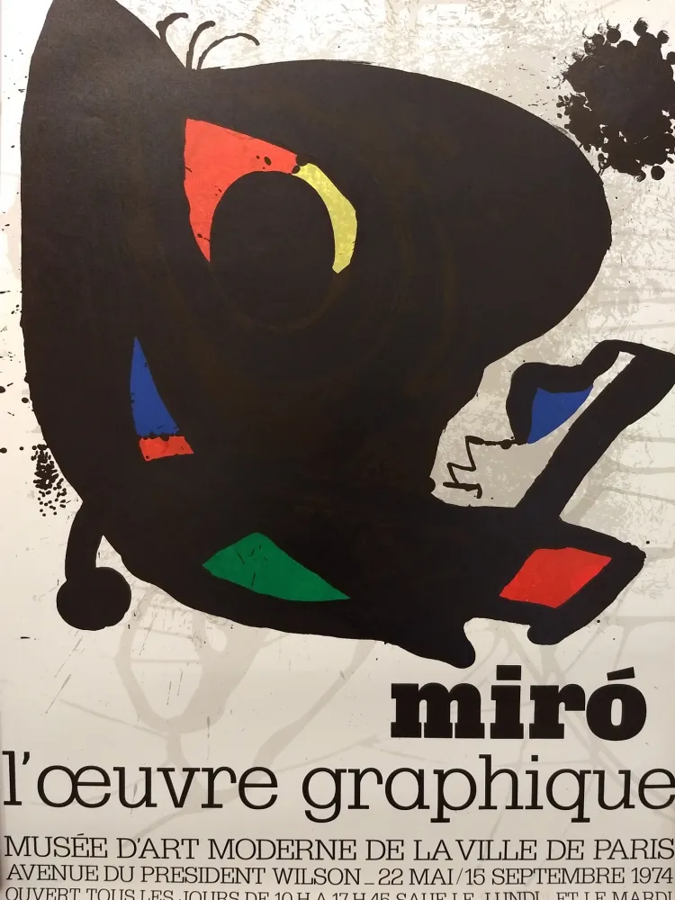 Cartaz Miró - L'oeuvre graphique