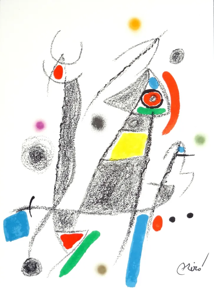 Litografia Miró - Maravillas