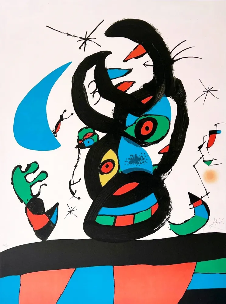 Litografia Miró - Montroig I 