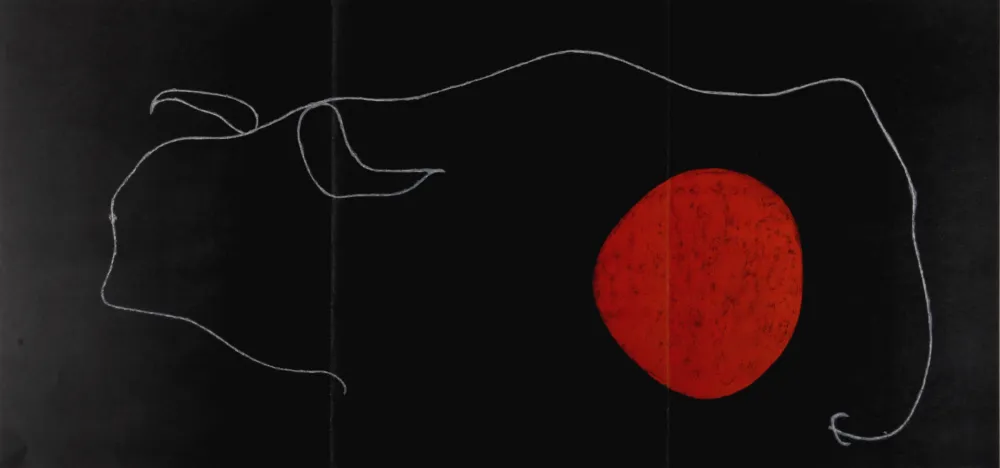 Litografia Miró - Oiseau devant le Soleil, 1961