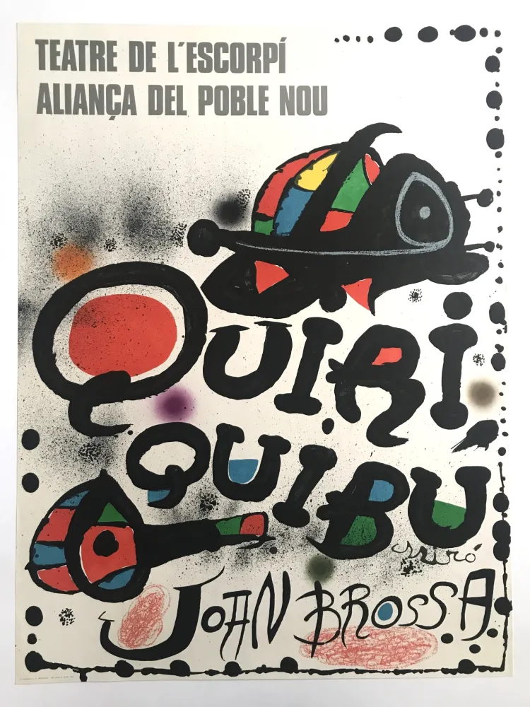 Cartaz Miró - Quiriquibu