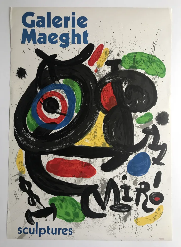 Cartaz Miró - Sculptures / Galerie Maeght