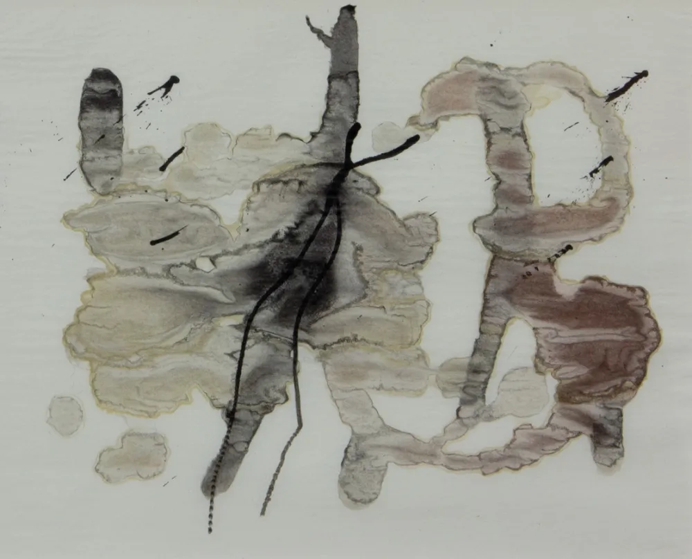 Litografia Miró - TRACE SUR L'EAU