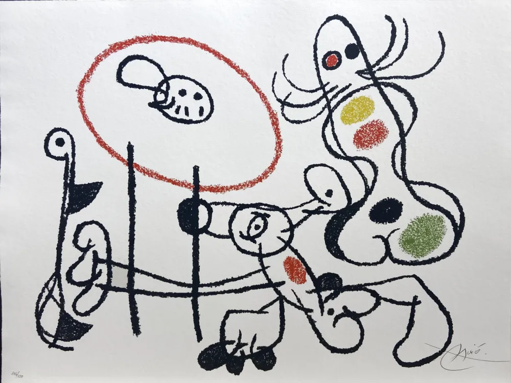 Litografia Miró - UBU ON THE BALEARIC ISLANDS