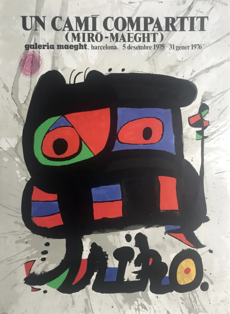 Cartaz Miró - Un Cami compartit (Miró-Maeght) / Galeria Maeght