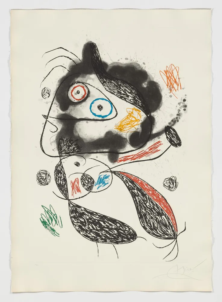Água-Forte E Água-Tinta Miró - Untitled