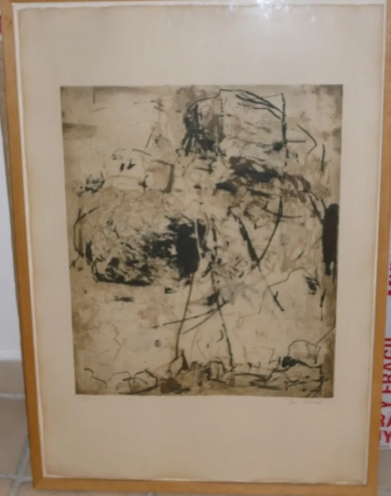 Água-Forte E Água-Tinta Mitchell - SUNFLOWERS 6