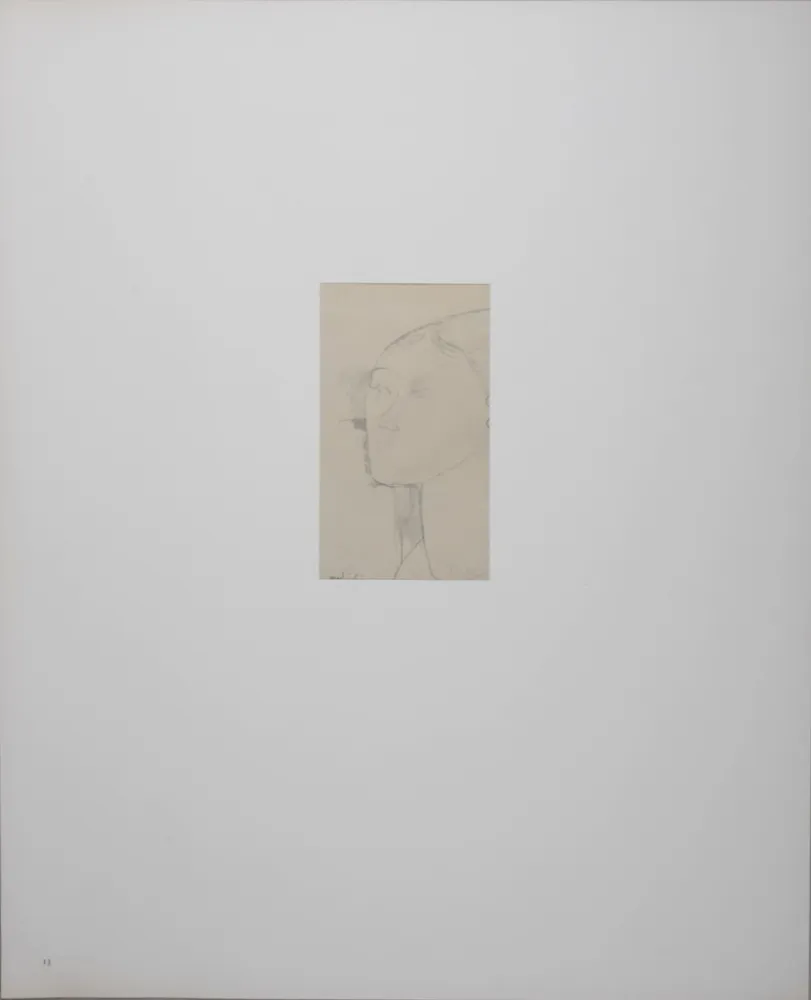 Litografia Modigliani - Portrait de Béatrice Hastings