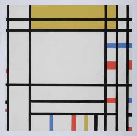 Serigrafia Mondrian - Place de la Concorde, 1967