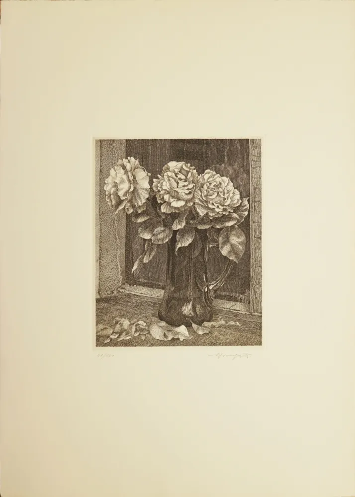 Água-Forte Mongatti - Fiori nel vaso