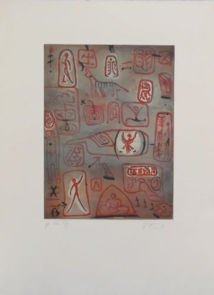 Água-Forte E Água-Tinta Monk - Wandmalerei (Cave Painting)