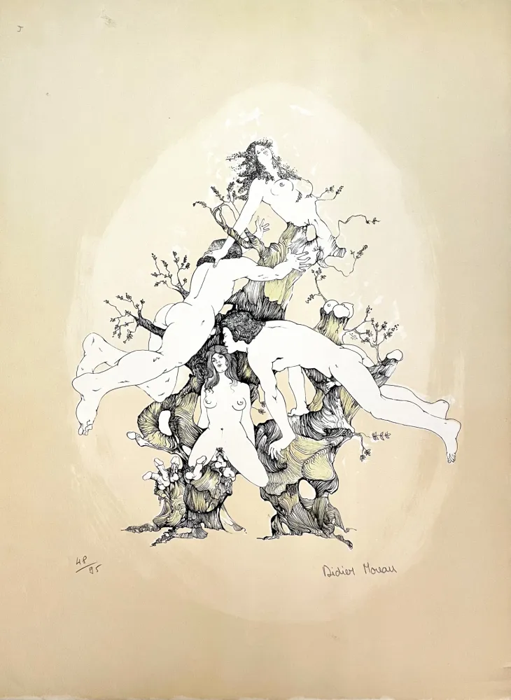 Litografia Moreau - L'Amour