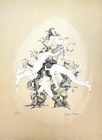 Litografia Moreau - L'Amour