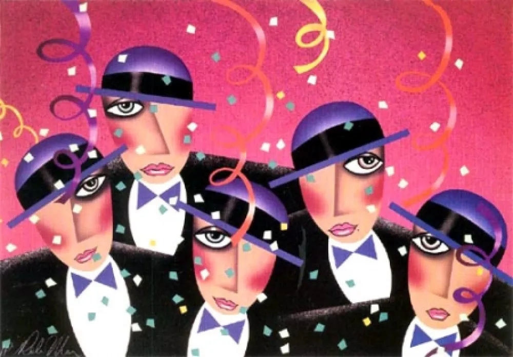 Litografia Morris - Cast Party