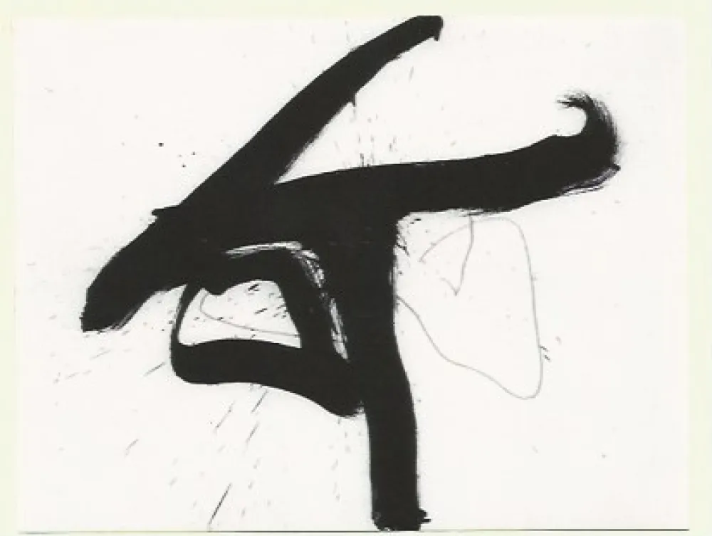 Gravura Motherwell - Lament for Lorca