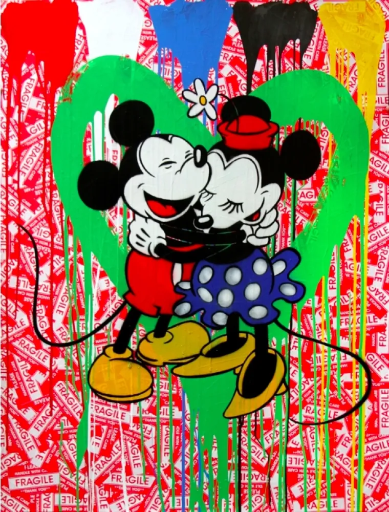 Múltiplo Mr. Brainwash - Mickey & Minnie