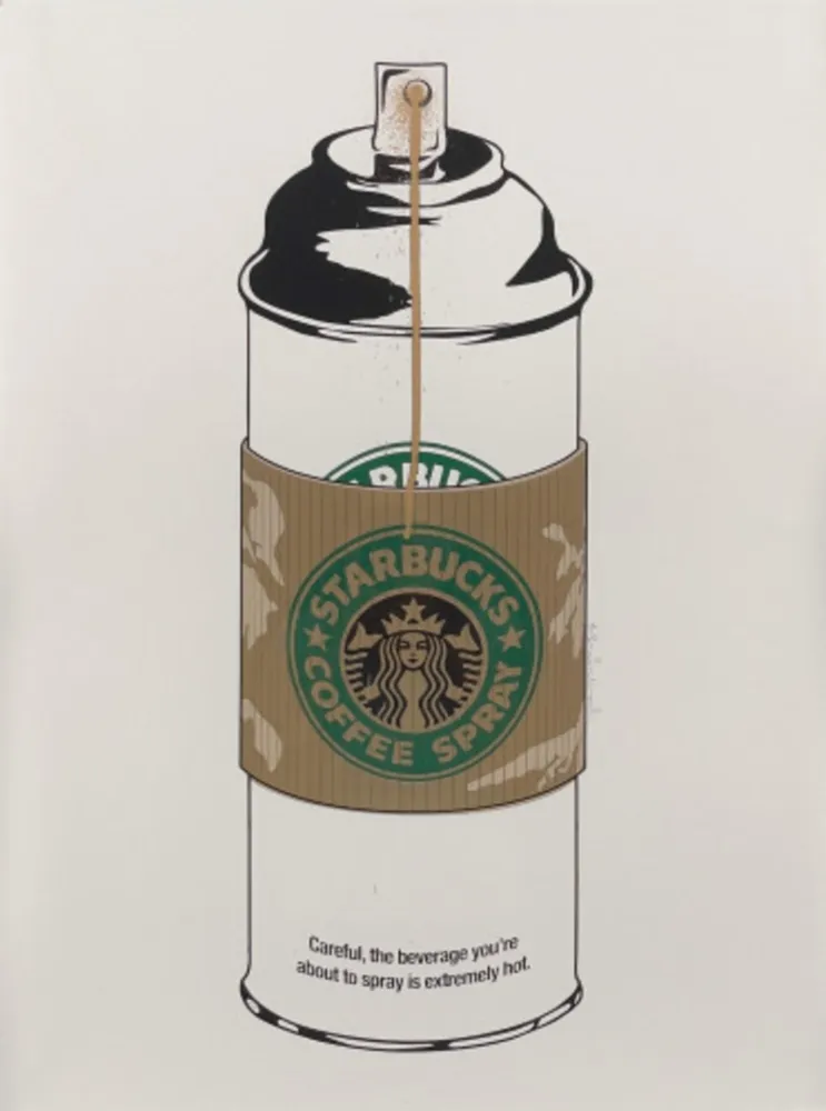 Múltiplo Mr Brainwash - Starbucks Coffee Spray