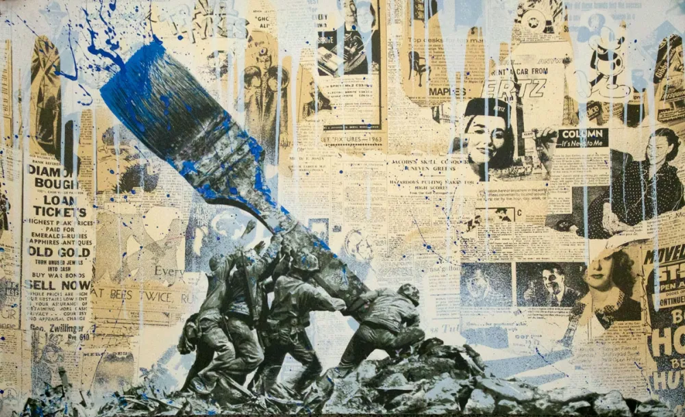 Serigrafia Mr Brainwash - Untitled