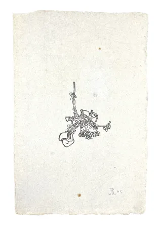 Xilogravura Müller - PETIT NOEUD (ESQUISSE XVI)