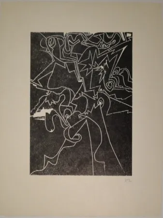 Xilogravura Müller - Sans titre (Saint-Gall)