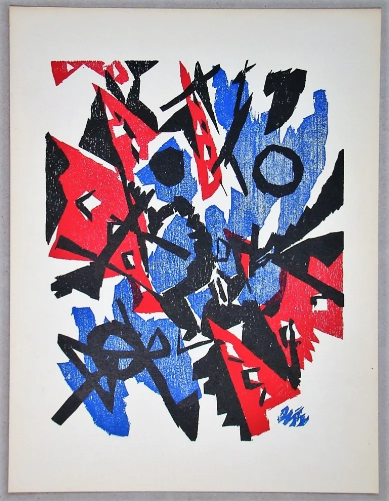 Xilogravura Nay - Composition - 1953