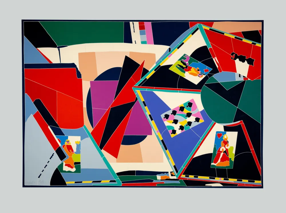 Serigrafia Nespolo - Composizione