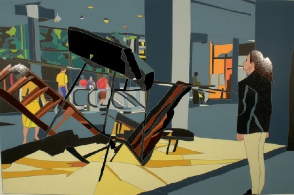 Serigrafia Nespolo - Giusy e De Suvero