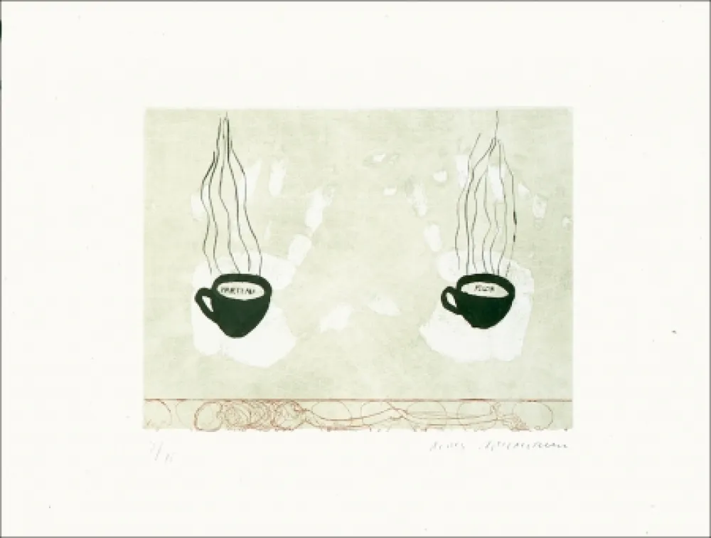 Água-Forte Neumann - Marteau pilon