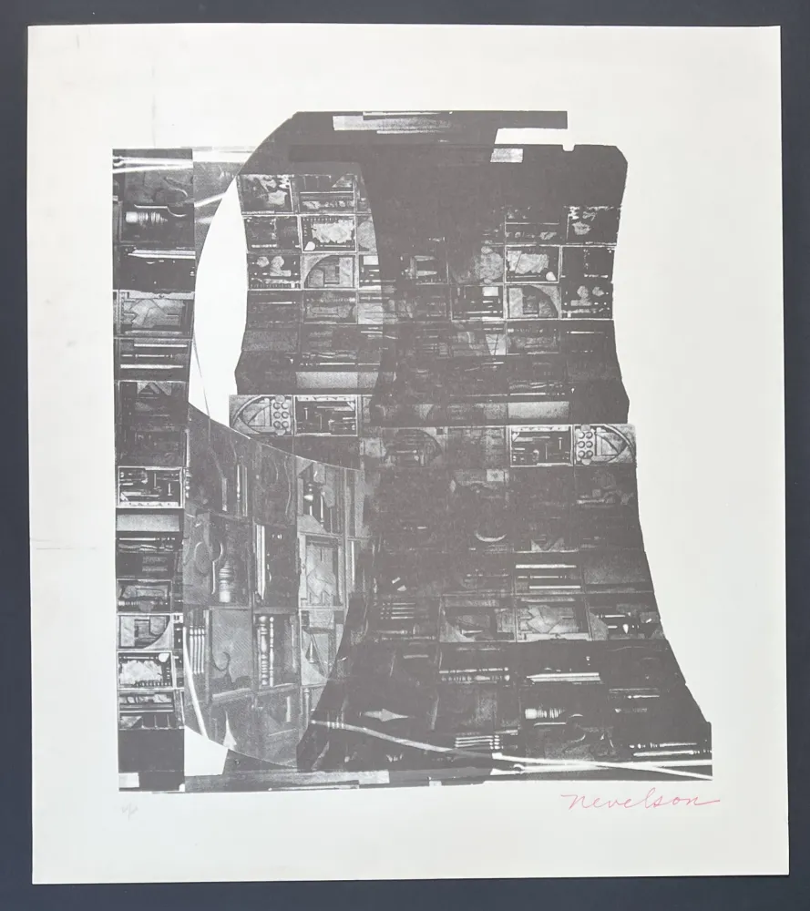 Serigrafia Nevelson - Louise Nevelson (1899-1988) - Night Reflections - Screen printing on paper - 1968