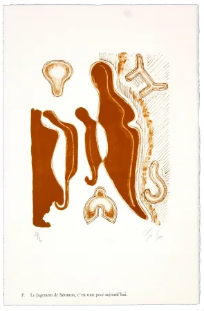 Litografia Nørgaard - F. Le jugement de Salomon, c'est tout pour aujourd'hui.