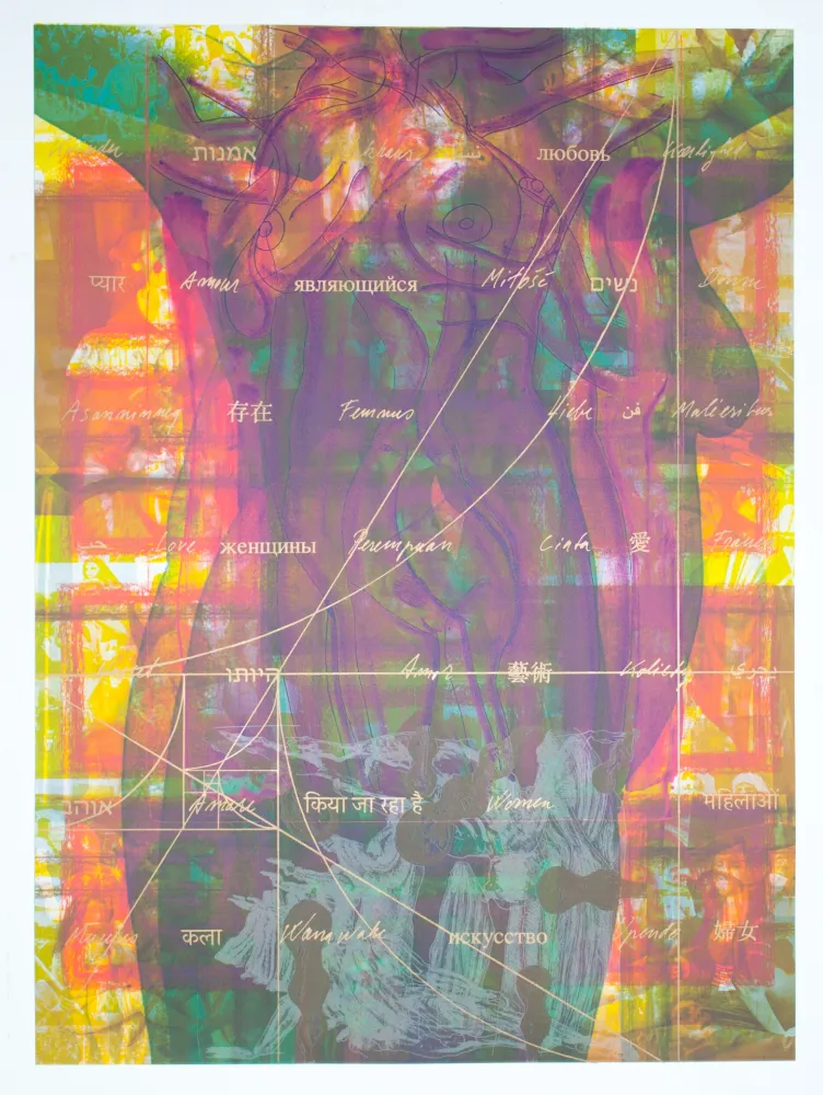 Litografia Nørgaard - La femme IV