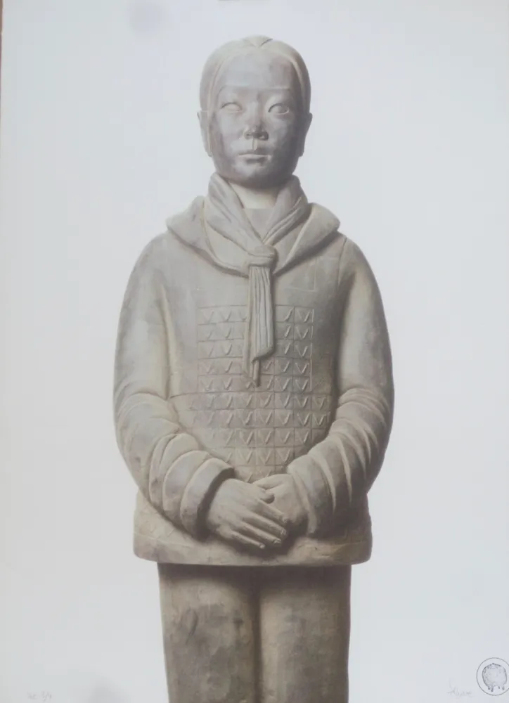 Litografia Noury - Terracotta daughters # 4