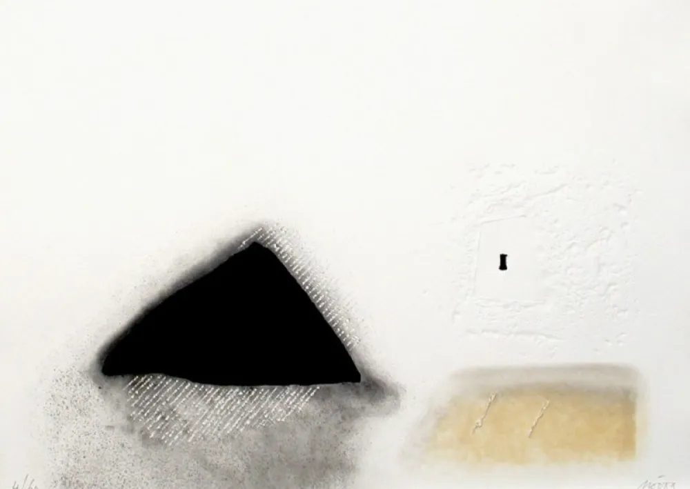 Gravura Nóvoa - TRIANGLE NOIR DEMI JÉSUS