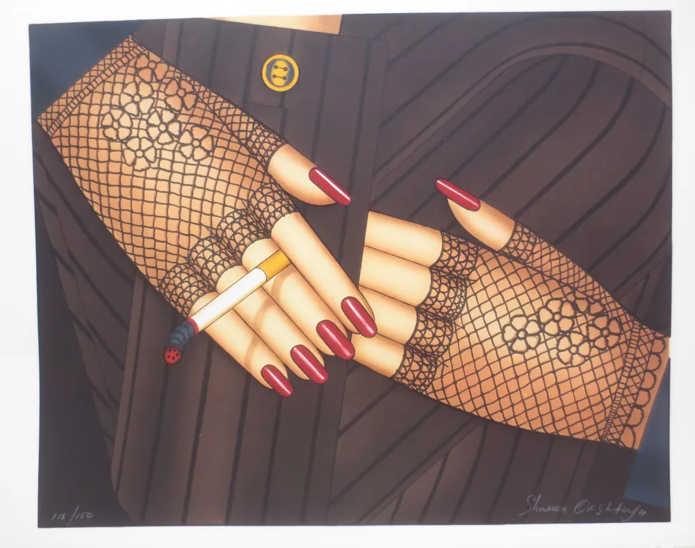 Litografia Okshteyn - Les mains