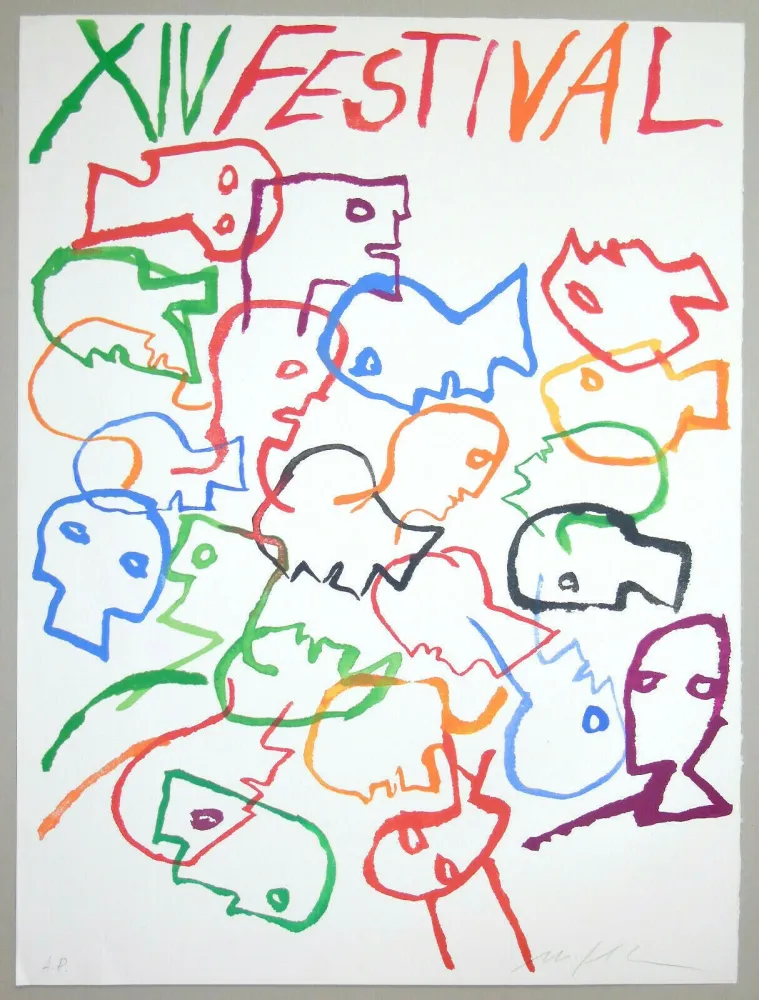 Serigrafia Paladino - Festival