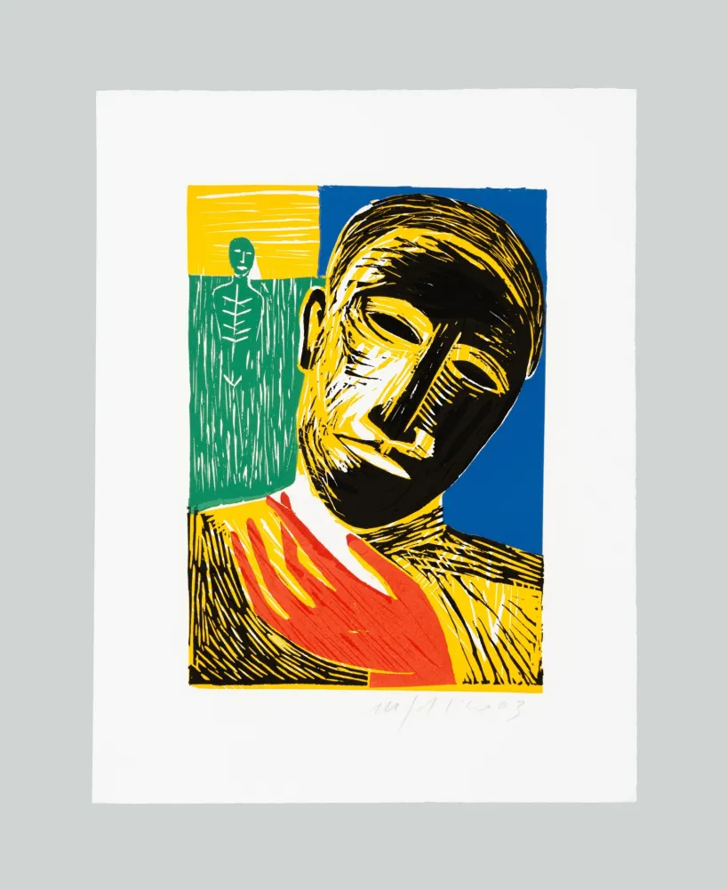 Xilogravura Paladino - Senza titolo