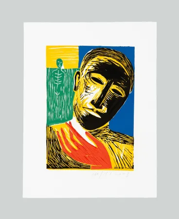 Xilogravura Paladino - Senza titolo