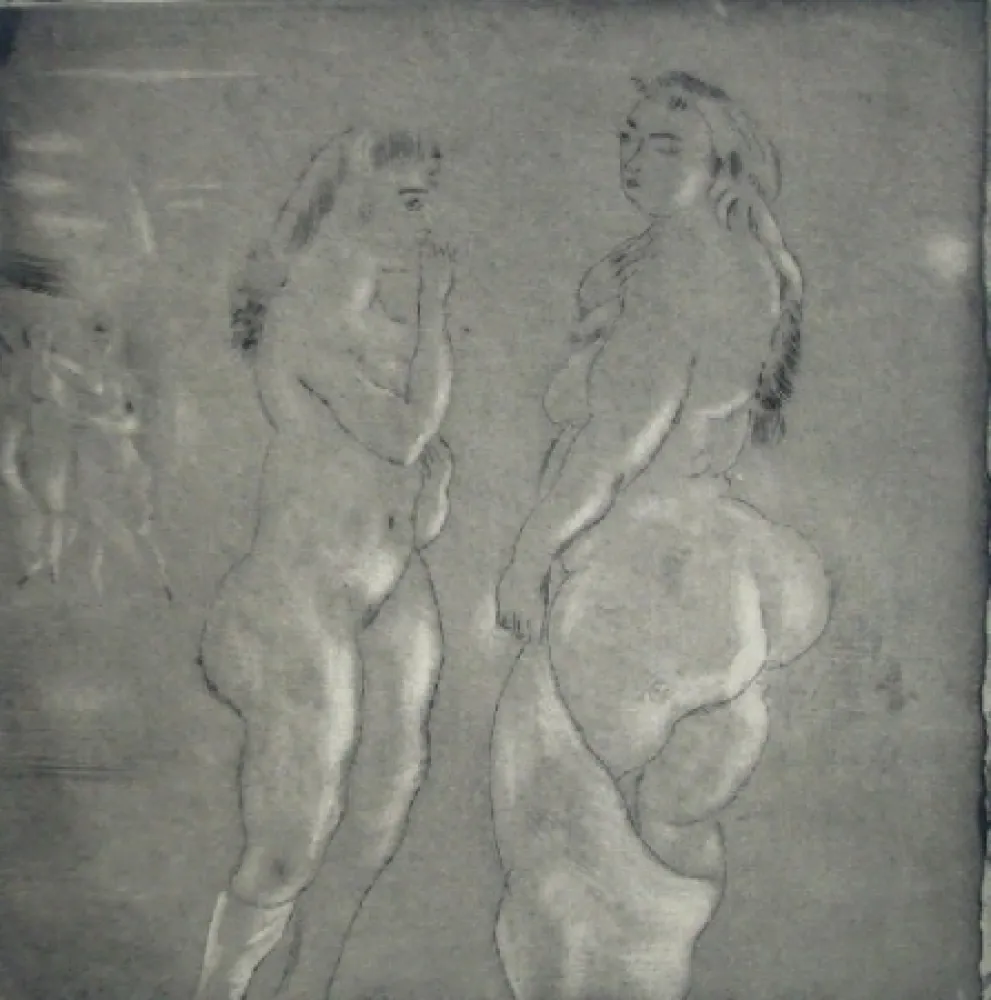 Água-Forte E Água-Tinta Pascin - Comparaison