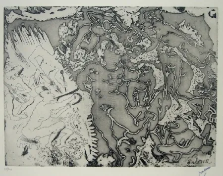Água-Forte Pascin - Salomé, Salomé