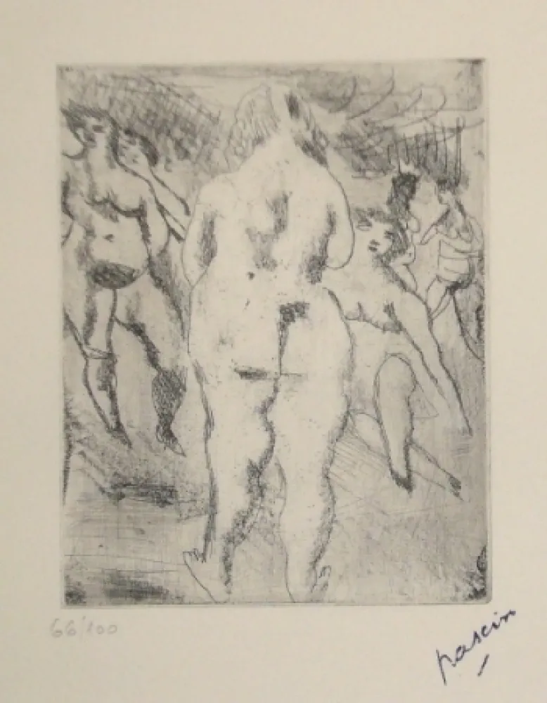 Ponta-Seca Pascin - Six Femmes nues