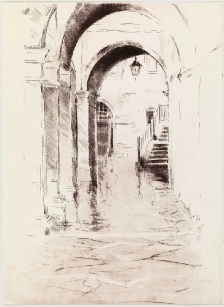 Gravura Paul P - Pòrtic