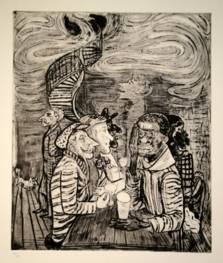 Água-Forte E Água-Tinta Pauli - Café colonial, auch Grand Café Collioure